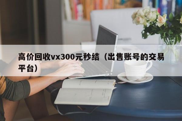 高价回收vx300元秒结（出售账号的交易平台）